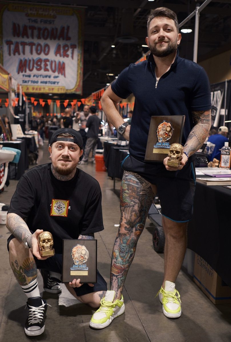 Tattoo award won by Eugene Serdiuk