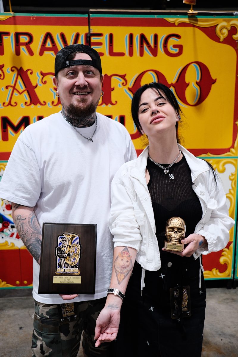 Tattoo award won by Eugene Serdiuk
