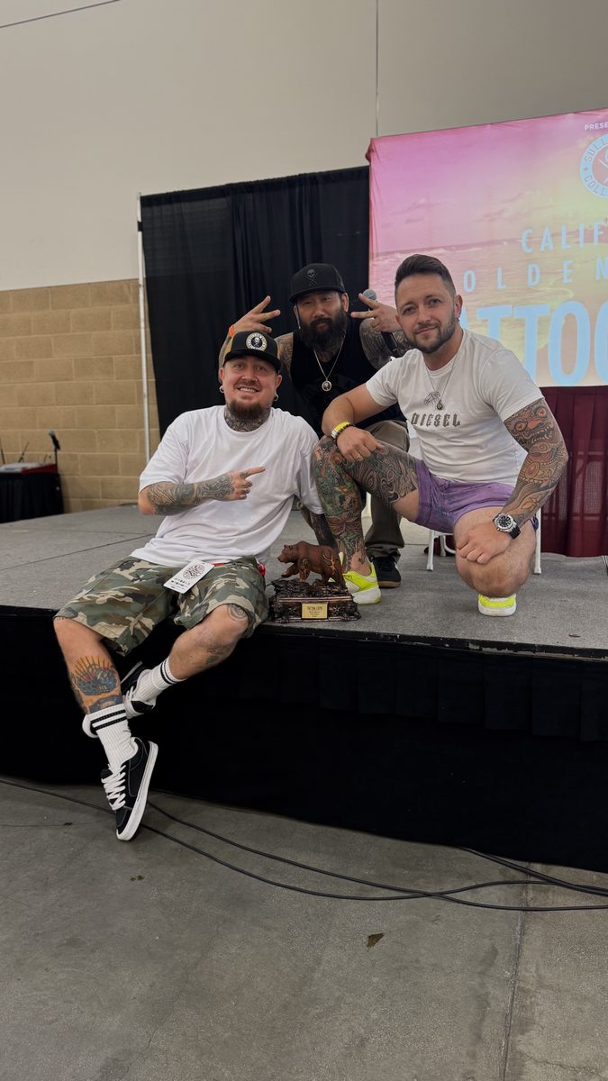 Tattoo award won by Eugene Serdiuk