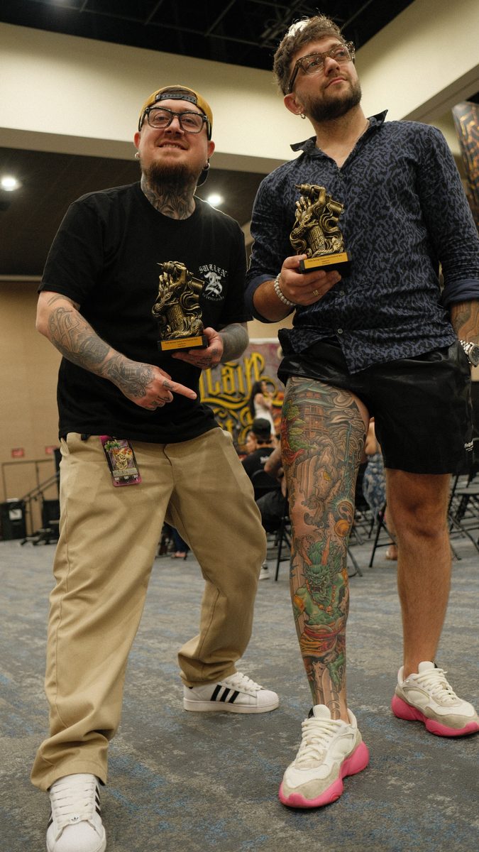 Tattoo award won by Eugene Serdiuk