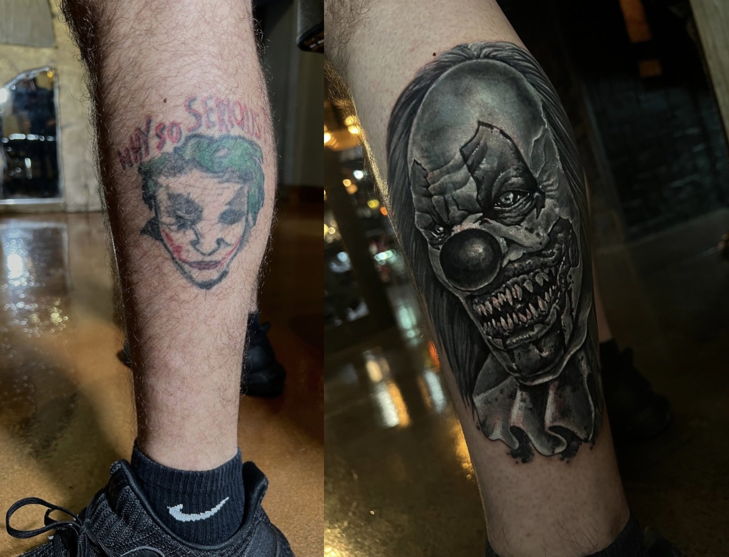 Cover-up before and after by Eugene Serdiuk